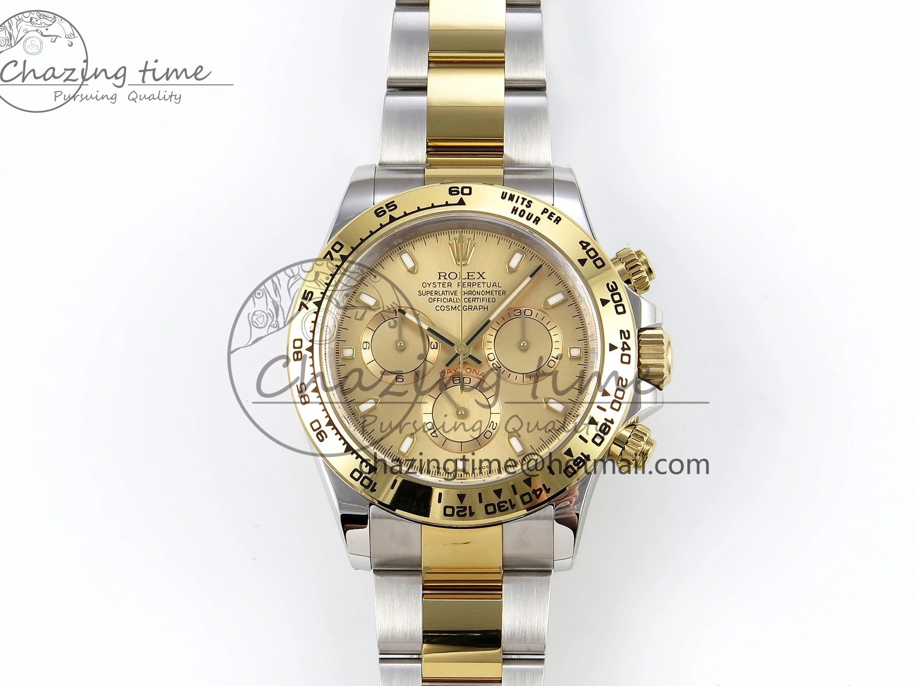 1222 Packable Daytona 116503 Clean 1:1 Best Edition YG Dial on SS YG Bracelet SA4130 V 1672